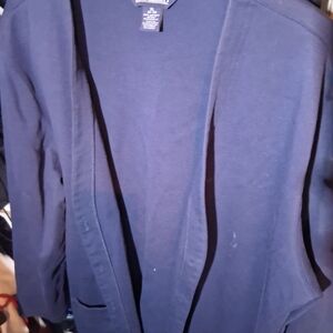 Lands' End Deep Blue Cardigan